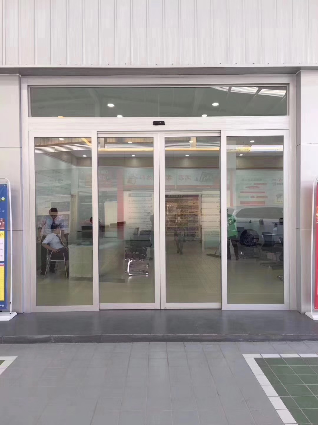 铝型材整体感应门