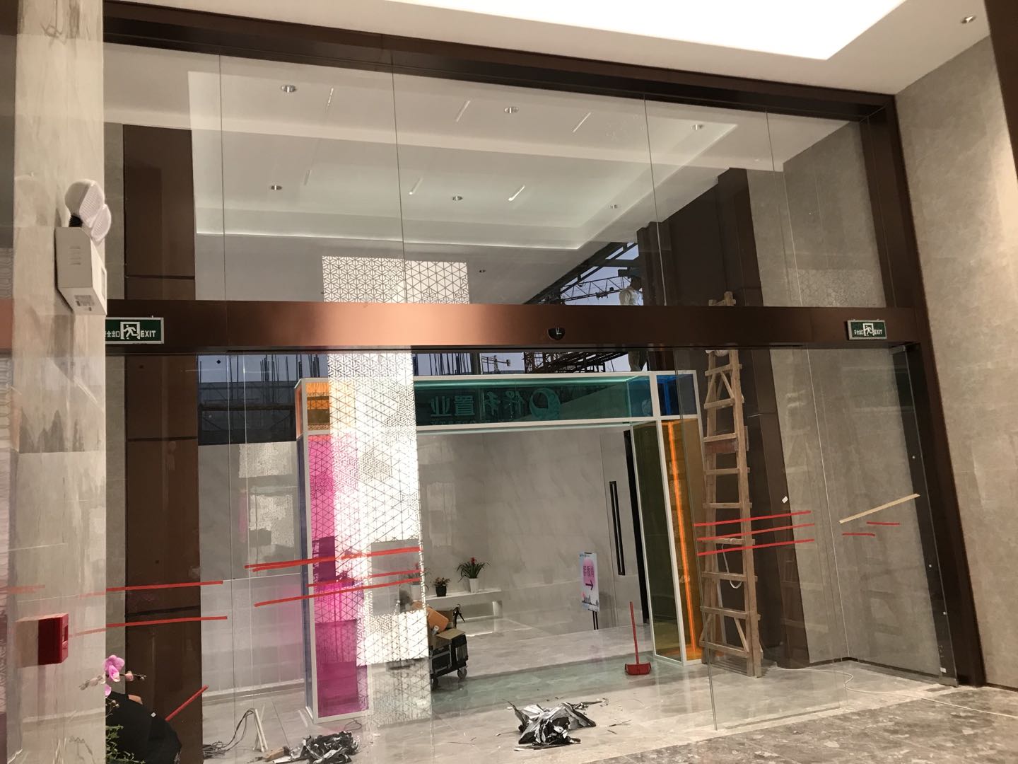 title='不锈钢订制电动门' 