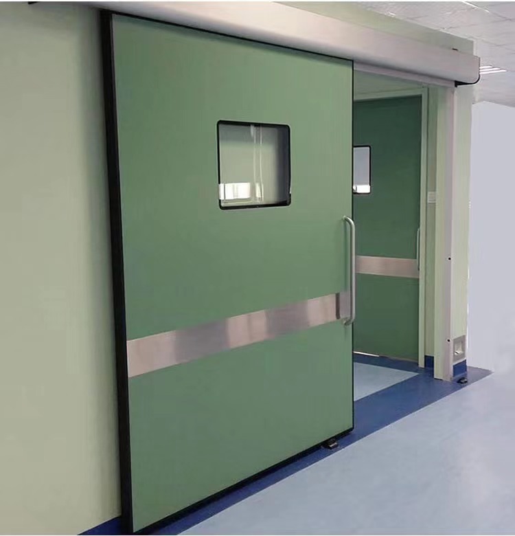 浅绿色医用门
