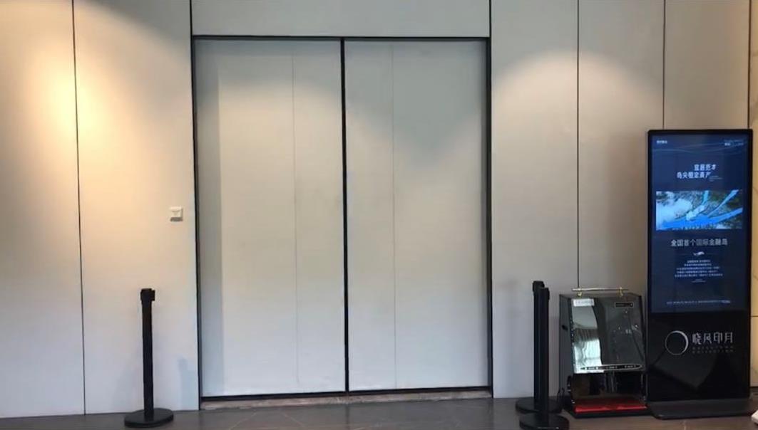 隐藏活动门扇电动平移门