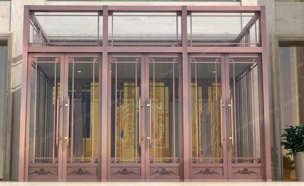 不锈钢订制感应自动门